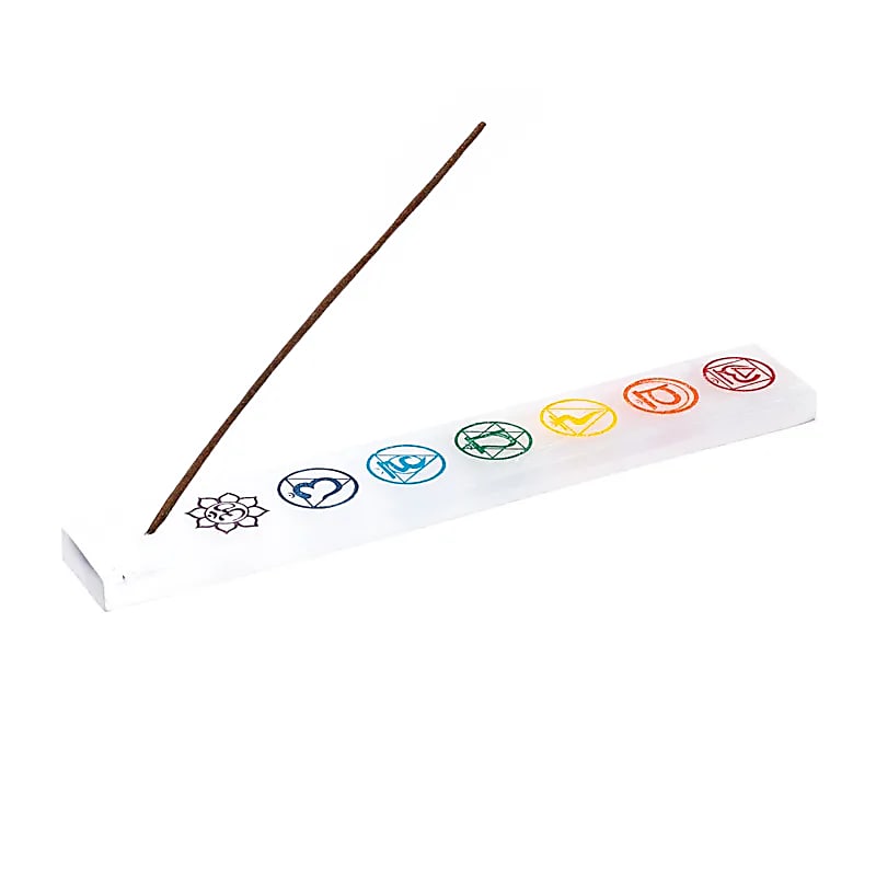 BRÛLE ENCENS SÉLÉNITE 7 CHAKRAS LONG