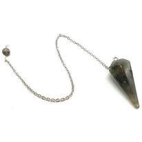 PENDULE LABRADORITE FORME CÔNE