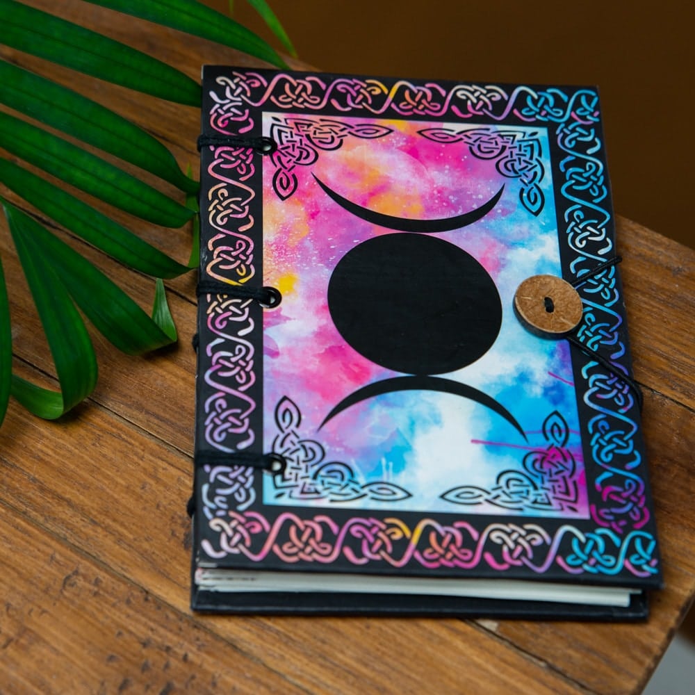 CARNET DE NOTES MANIFESTATION TRIPLE LUNE 100% NATUREL