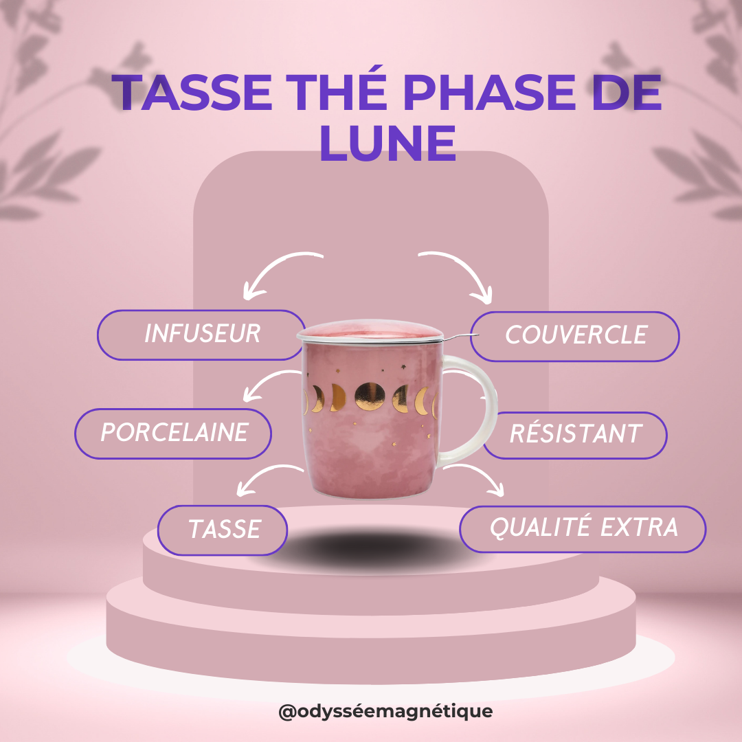 TASSE À THÉ PHASES DE LUNE
