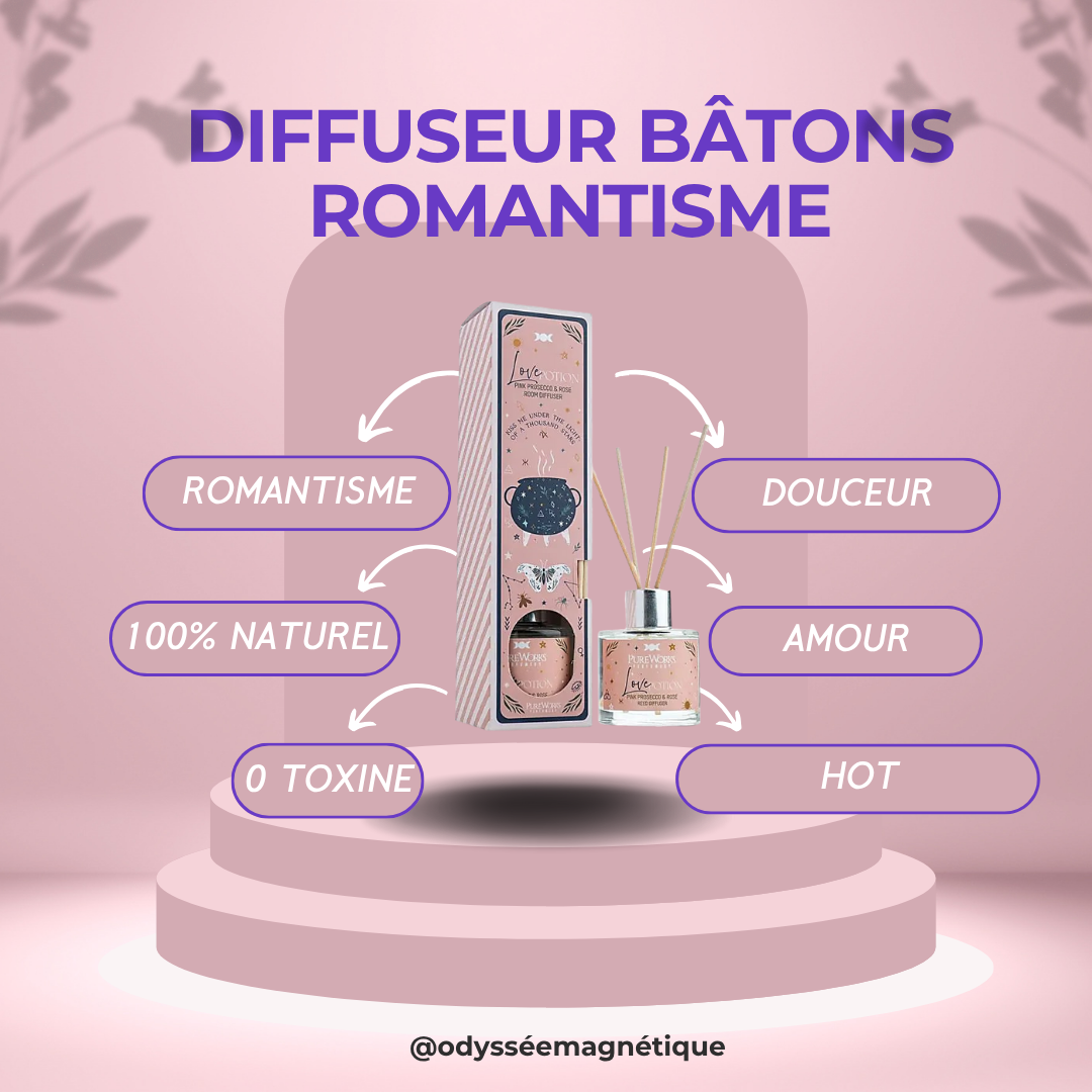 DIFFUSEUR BÂTONS ROMANTISME