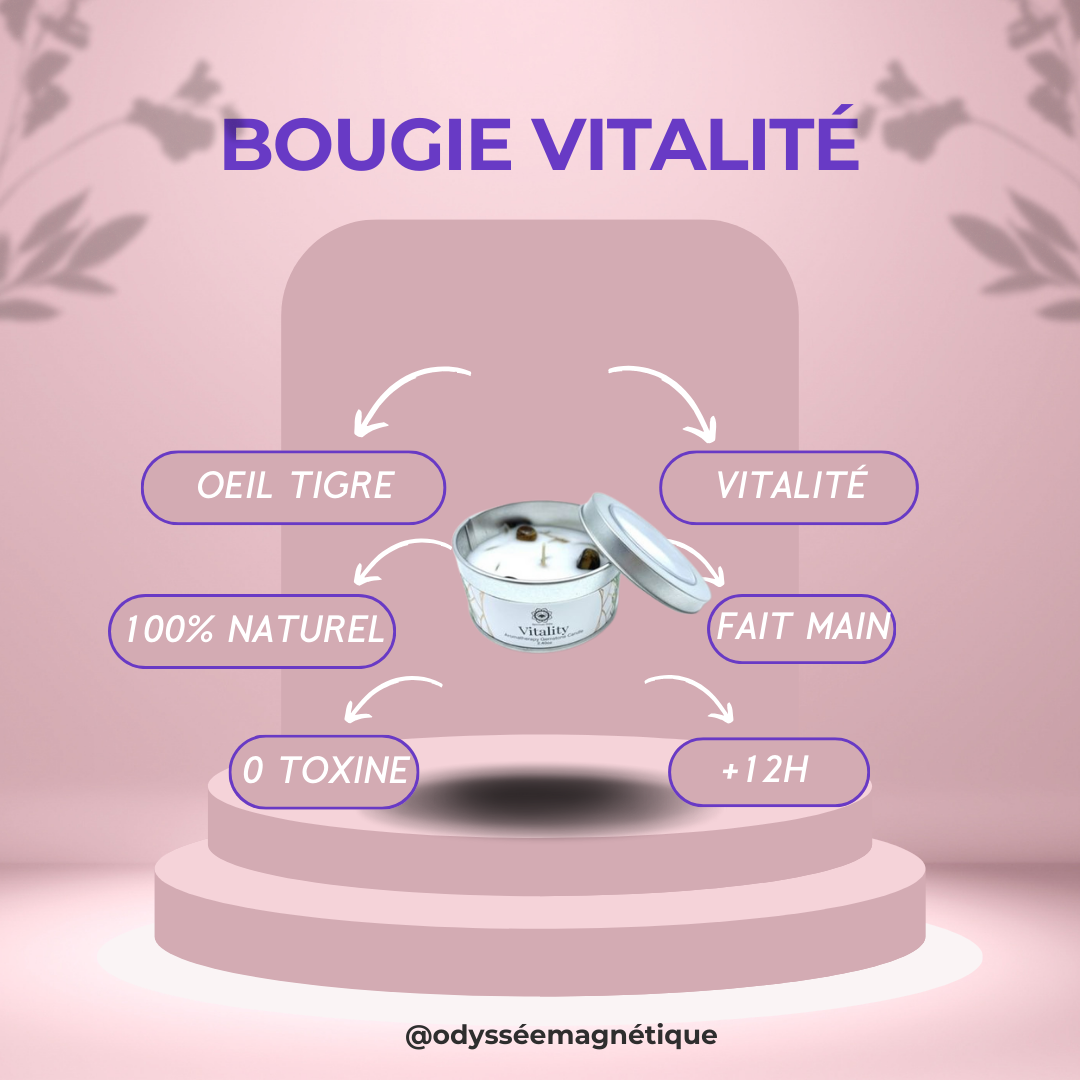 BOUGIE VITALITÉ PIERRE NATURELLE