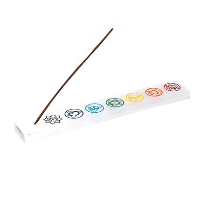 BRÛLE ENCENS SÉLÉNITE 7 CHAKRAS LONG