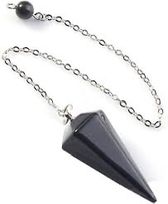 PENDULE OBSIDIENNE FORME CÔNE