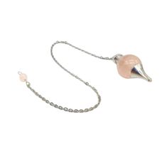 PENDULE QUARTZ ROSE FORME BOULE