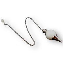 PENDULE CRISTAL DE ROCHE FORME BOULE
