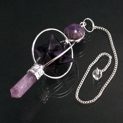 PENDULE MERKABA AMÉTHYSTE