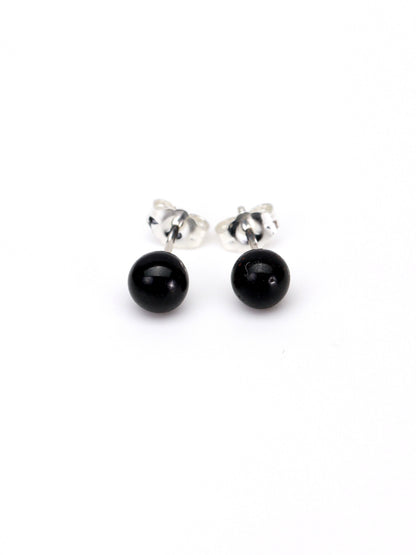BOUCLE D'OREILLE PERLE TOURMALINE NATURELLE