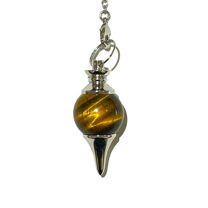 PENDULE OEIL DE TIGRE FORME BOULE