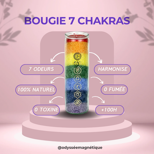 BOUGIE 7 CHAKRAS