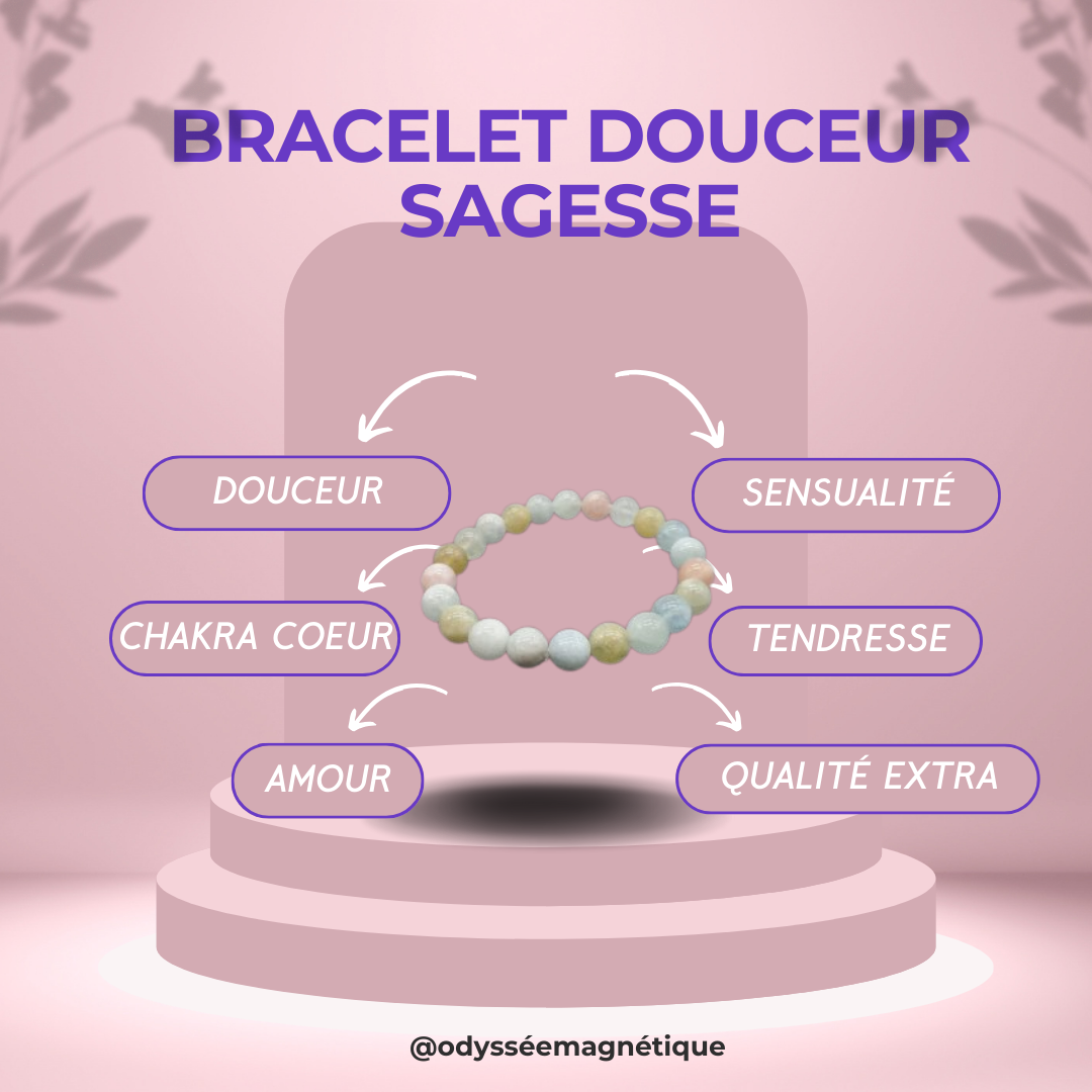 BRACELET DOUCEUR ET SAGESSE  (H/F)