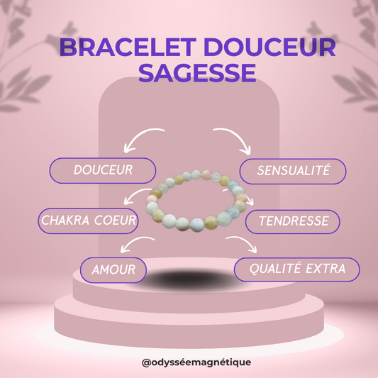 BRACELET DOUCEUR ET SAGESSE  (H/F)