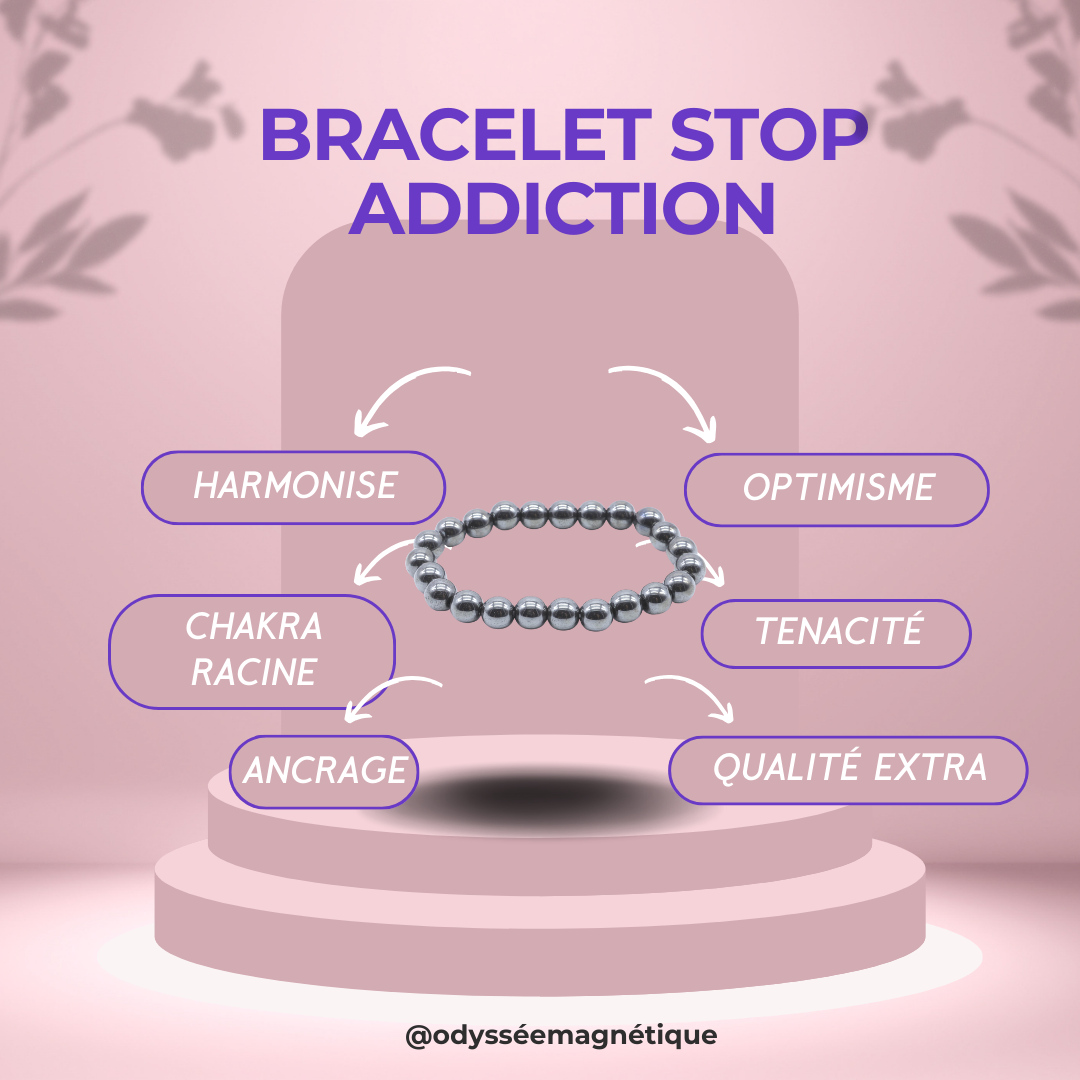 BRACELET STOP ADDICTION (H/F)