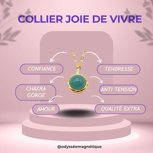 COLLIER AMAZONITE JOIE DE VIVRE