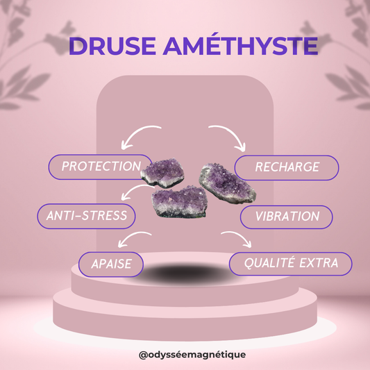 DRUSE AMÉTHYSTE SUPÉRIEUR