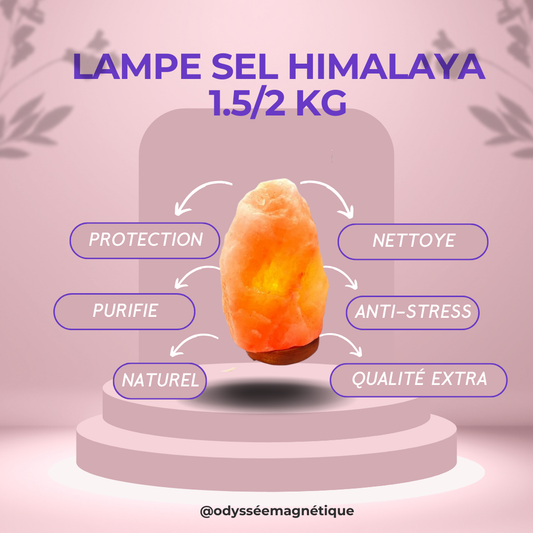 LAMPE EN SEL DE L'HIMALAYA 1 À 2 KG