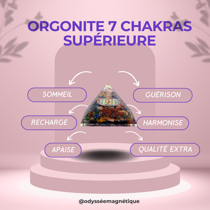 ORGONITE 7 CHAKRAS TAILLE SUPÉRIEUR