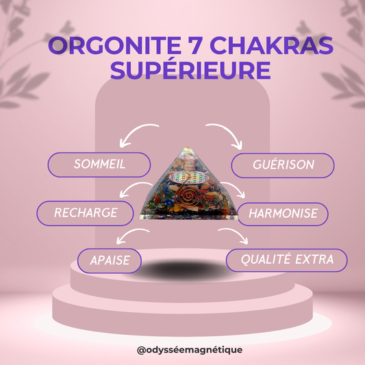 ORGONITE 7 CHAKRAS TAILLE SUPÉRIEUR