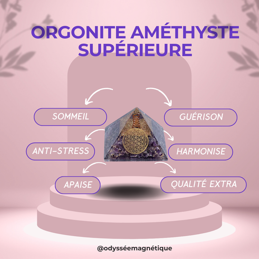 ORGONITE AMÉTHYSTE TAILLE SUPÉRIEUR