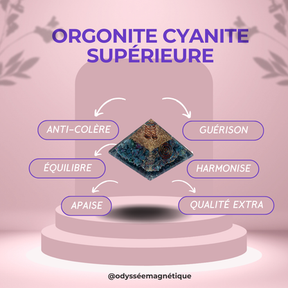 ORGONITE CYANITE TAILLE SUPÉRIEUR
