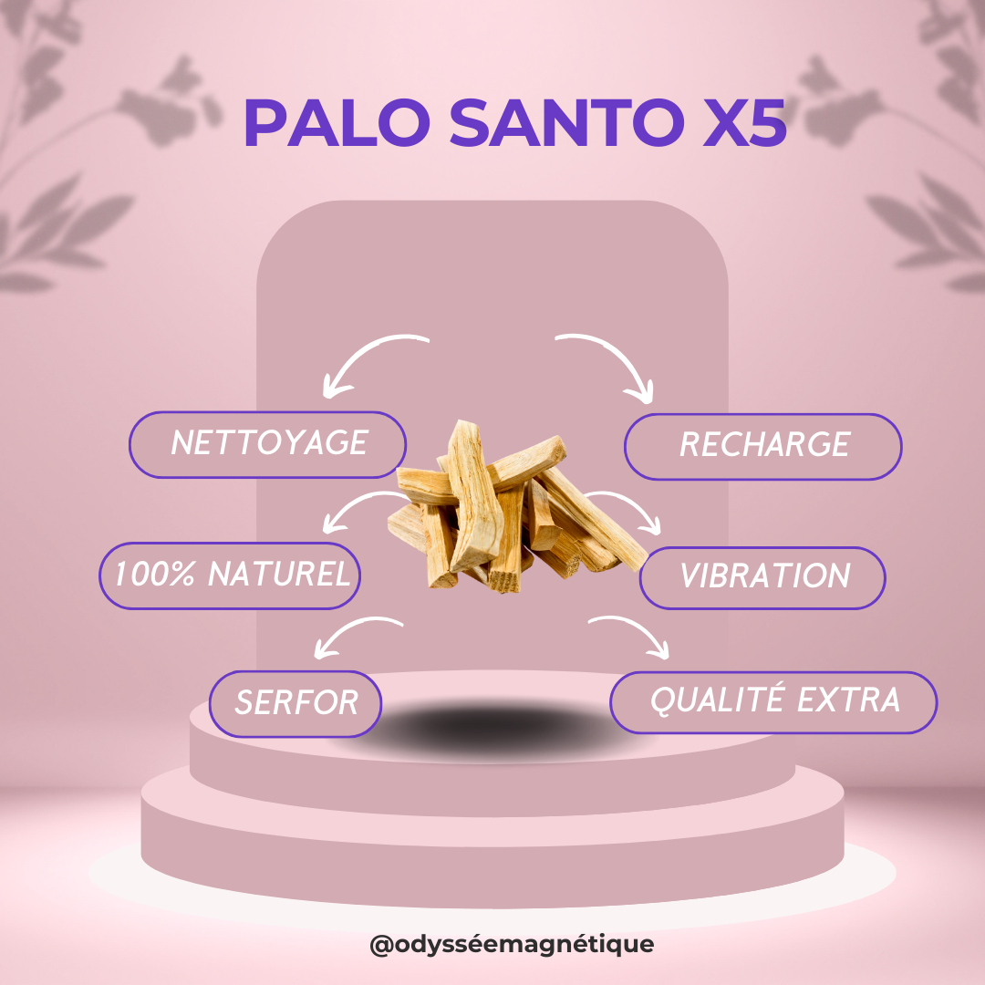 PALO SANTO NATURELLE DU PÉROU LOT 5