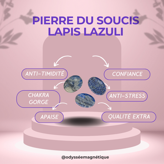 PIERRE DU SOUCIS LAPIS LAZULI