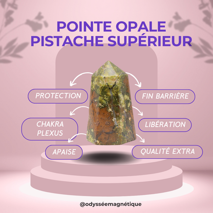 POINTES OPALE PISTACHE QUALITÉ SUPÉRIEURE