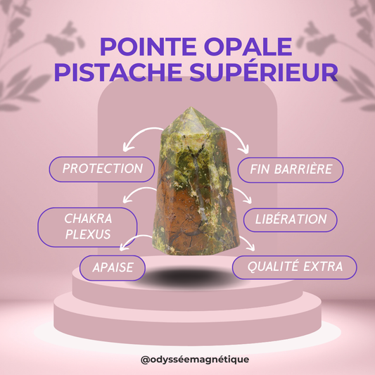 POINTES OPALE PISTACHE QUALITÉ SUPÉRIEURE