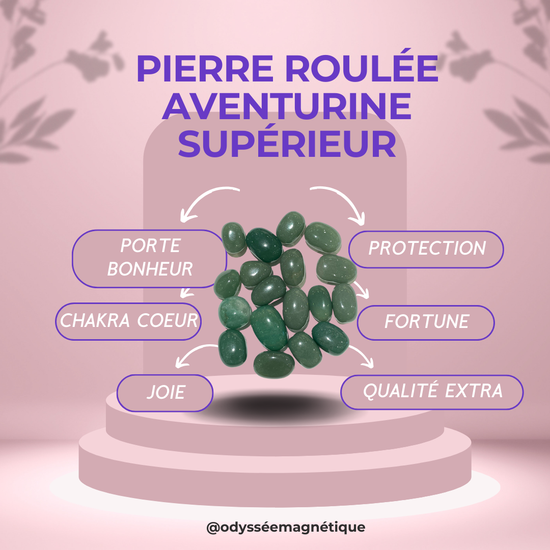 PIERRE ROULÉE AVENTURINE VERTE