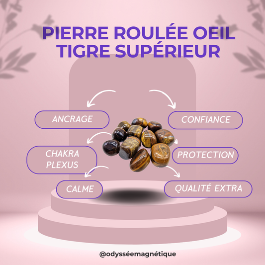 PIERRE ROULÉE OEIL TIGRE