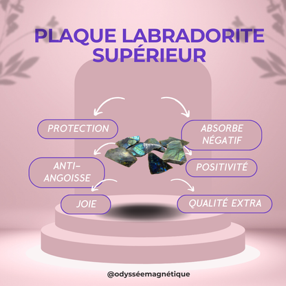PLAQUE LABRADORITE QUALITÉ SUPÉRIEUR