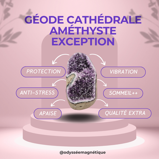 GÉODE CATHÉDRALE AMÉTHYSTE EXCEPTION