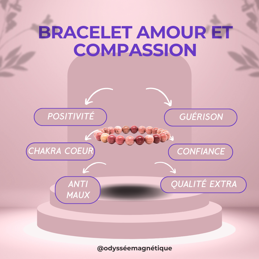 BRACELET AMOUR ET COMPASSION (H/F)