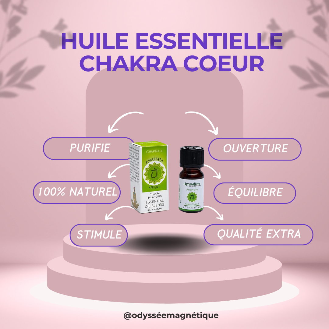 HUILE ESSENTIELLE PURIFIANTE CHAKRA COEUR