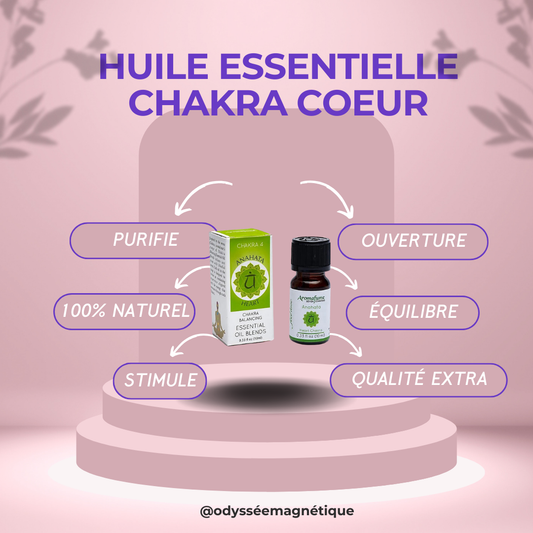 HUILE ESSENTIELLE PURIFIANTE CHAKRA COEUR