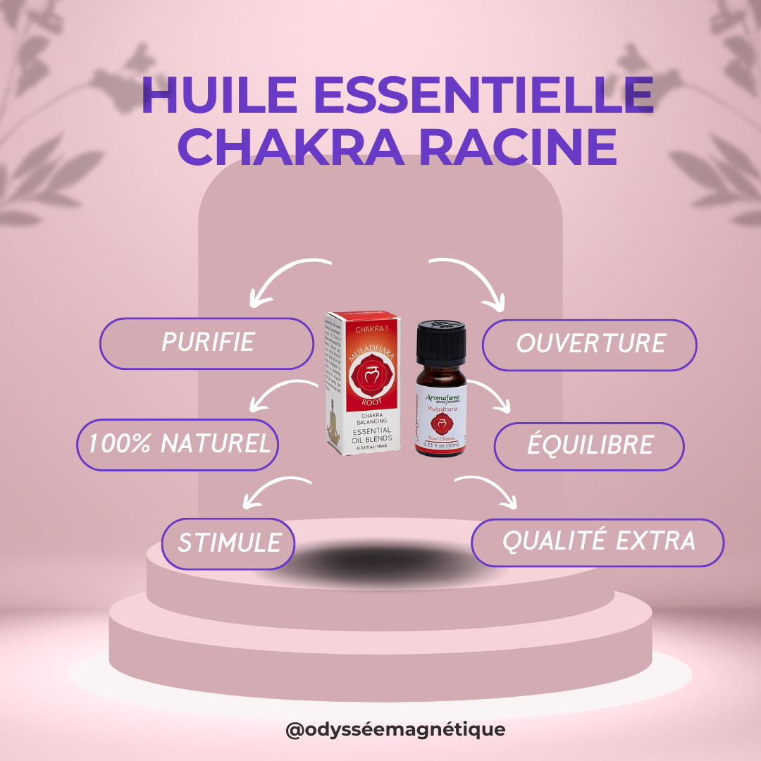 HUILE ESSENTIELLE PURIFIANTE CHAKRA RACINE