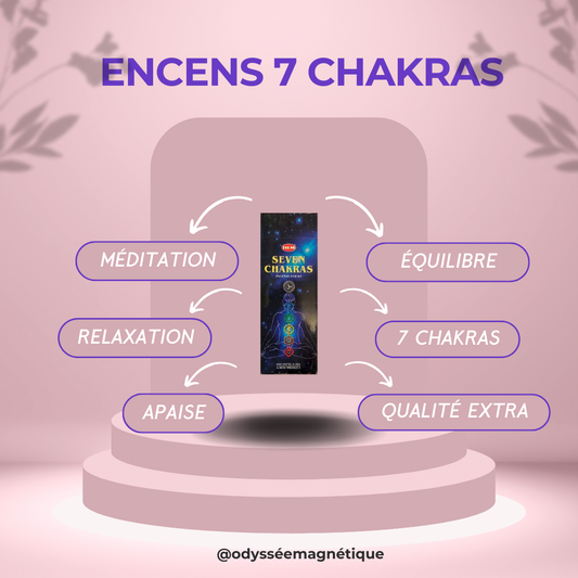 ENCENS BÂTONNETS 7 CHAKRAS