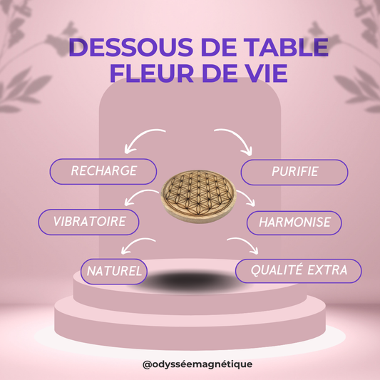 DESSOUS DE TABLE FLEUR DE VIE