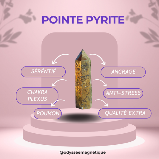POINTE PYRITE QUALITÉ SUPÉRIEURE
