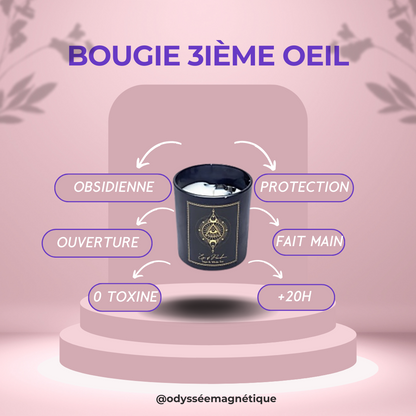 BOUGIE 3IEME OEIL PIERRE NATURELLE
