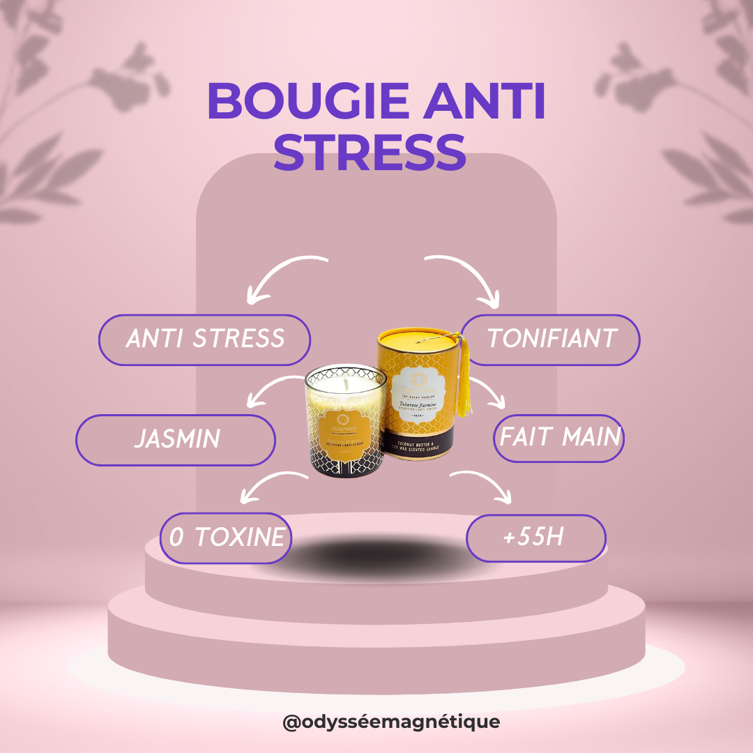BOUGIE ANTI-STRESS / RE TONIFIANTE NATURELLE