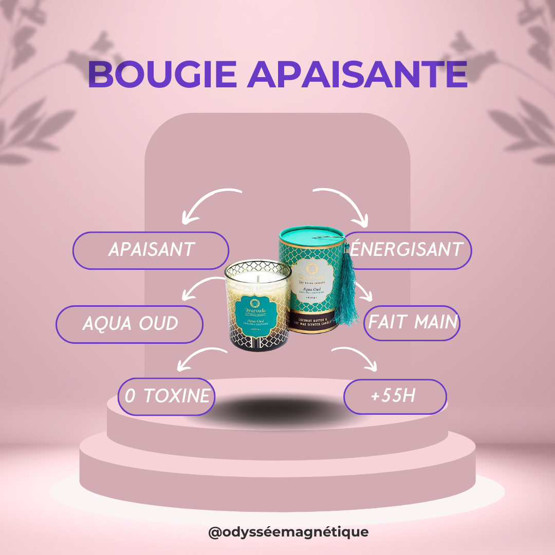 BOUGIE APAISANTE / ÉNERGISANTE NATURELLE