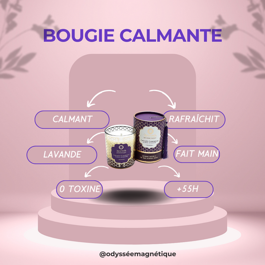 BOUGIE CALMANTE / RAFRAÎCHISSANTE NATURELLE