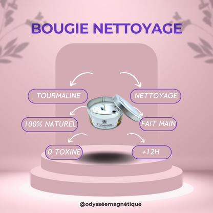 BOUGIE NETTOYAGE PIERRE NATURELLE