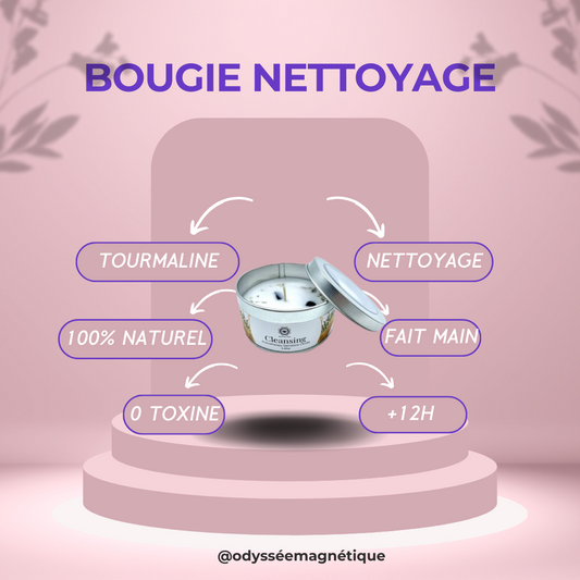 BOUGIE NETTOYAGE PIERRE NATURELLE
