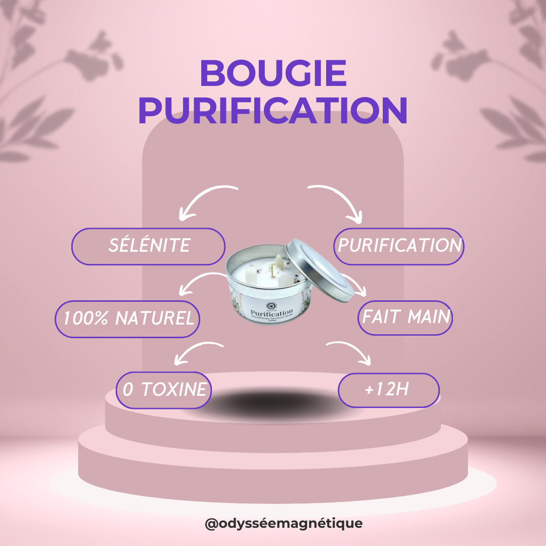 BOUGIE PURIFICATION PIERRE NATURELLE