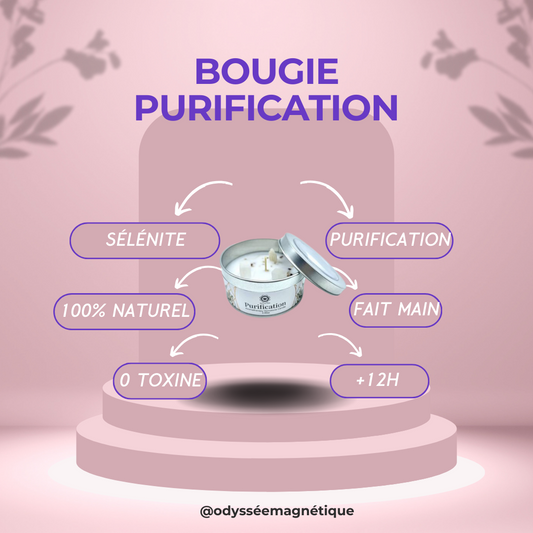 BOUGIE PURIFICATION PIERRE NATURELLE
