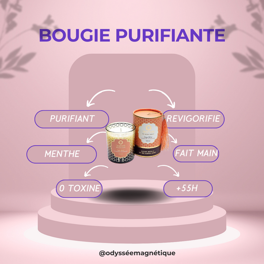 BOUGIE PURIFIANTE / REVIGORIFIANTE NATURELLE