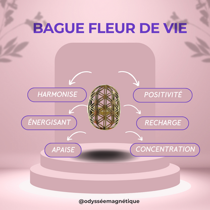 BAGUE FLEUR DE VIE