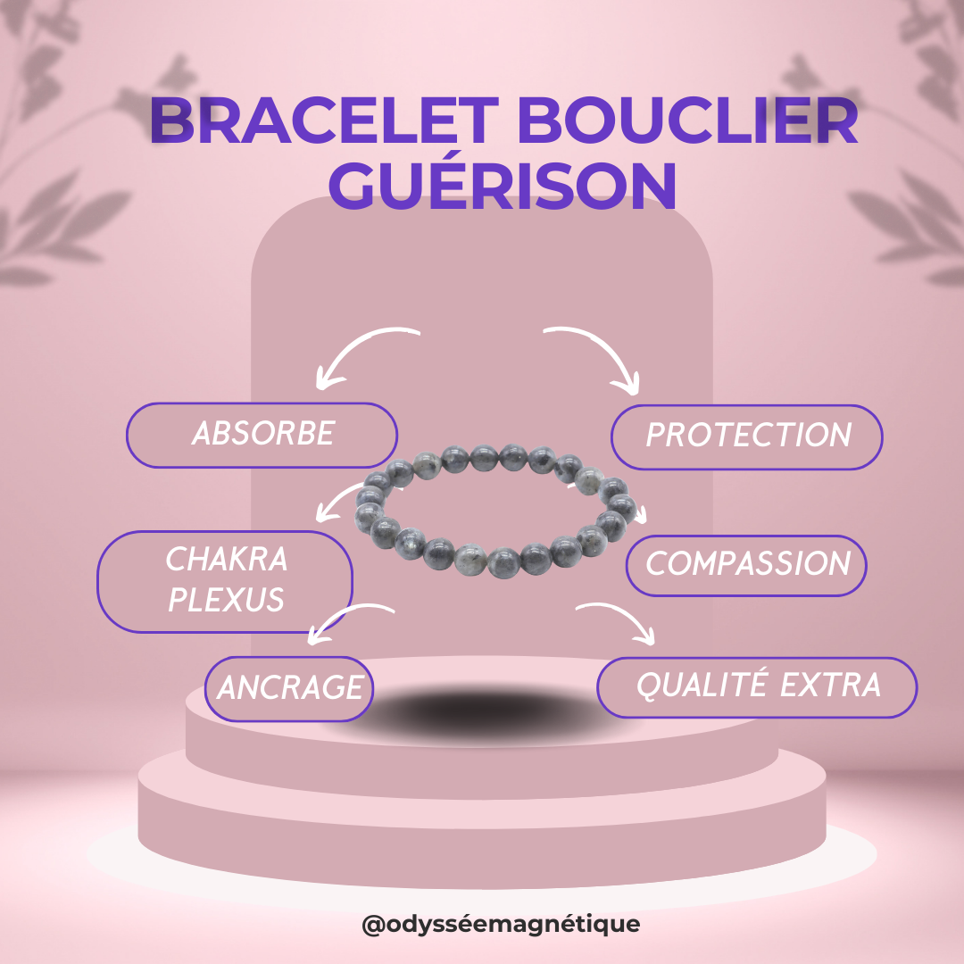 BRACELET BOUCLIER ET GUÉRISON (H/F)